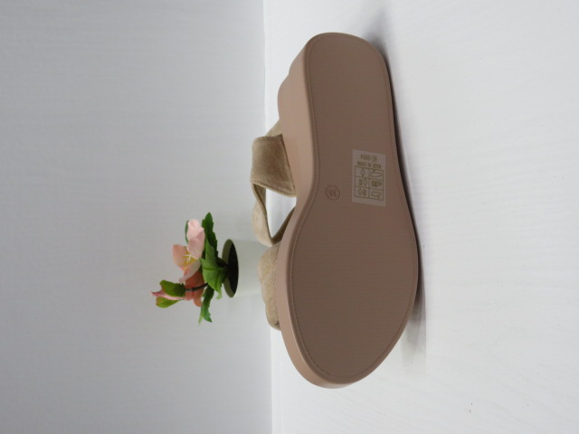 Sandały damskie B-9064 BEIGE 36-41 2