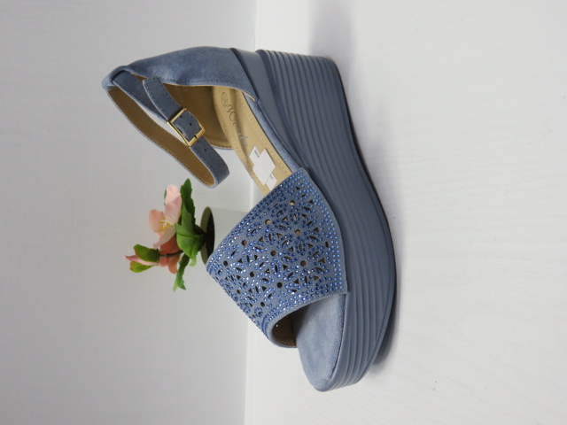 Czółenka damskie B-9054 BLUE 36-41