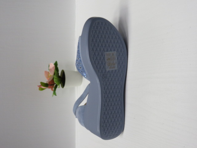 Czółenka damskie B-9054 BLUE 36-41 2