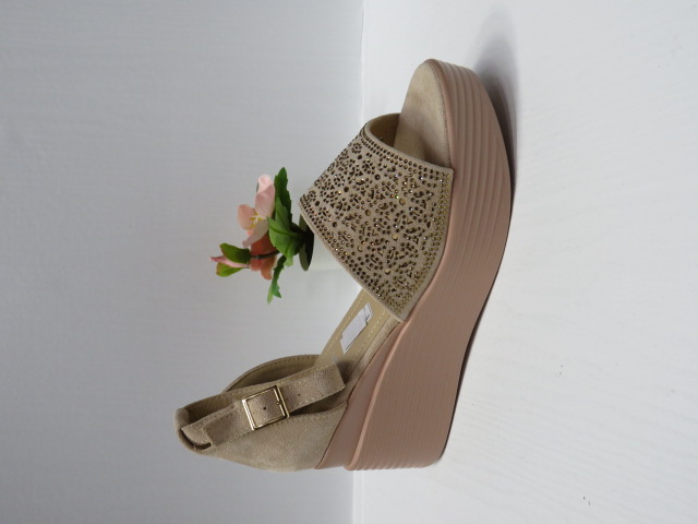 Czółenka damskie B-9054 BEIGE 36-41