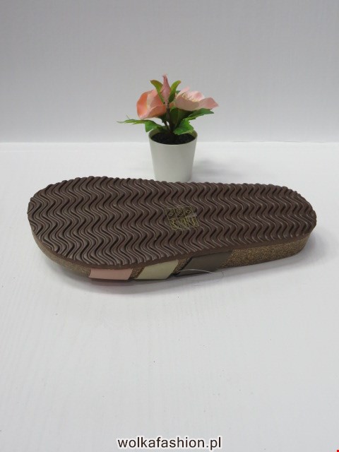 Klapki Damskie 0508 PINK/BROWN 36-41 2