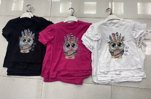 Bluzka dziewczęca 1595 1 kolor 4-14 1