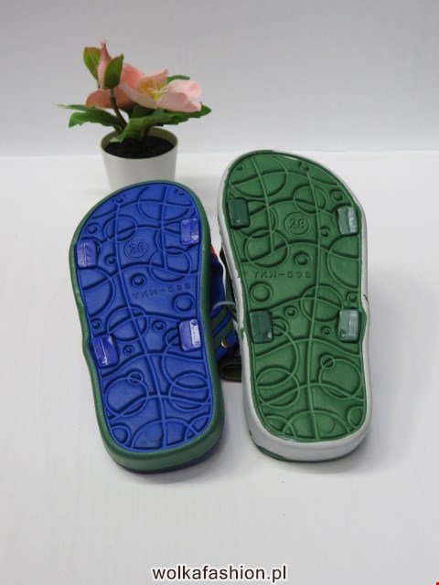 Kapcie Dziecięce B-598-54 BLACK/NAVY/BLUE/GREEN 24-29 2