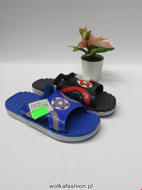 Kapcie Dziecięce B-598-56 BLACK/NAVY/BROWN 24-29 1