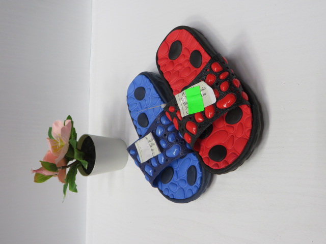 Kapcie Dziecięce B-3175-1 BLACK/RED/D.BLUE 24-29 1