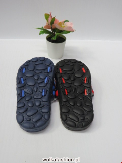 Kapcie Dziecięce B-3175-1 BLACK/RED/D.BLUE 24-29 2