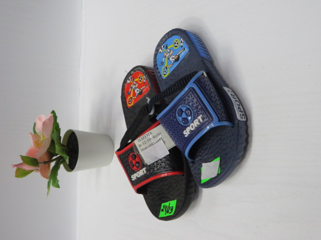 Kapcie Dziecięce B-32-10 BLUE/ORANGE/GREY/RED 24-29