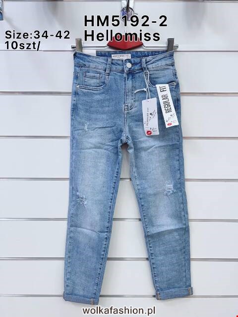 Jeansy damskie HM5192-2 1 kolor 34-42