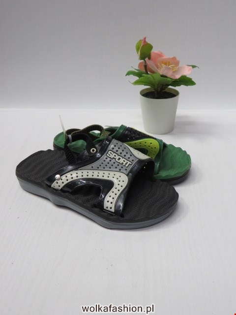 Kapcie Dziecięce B-598-53 BLACK/NAVY/D.BLUE/GREEN 24-29 1
