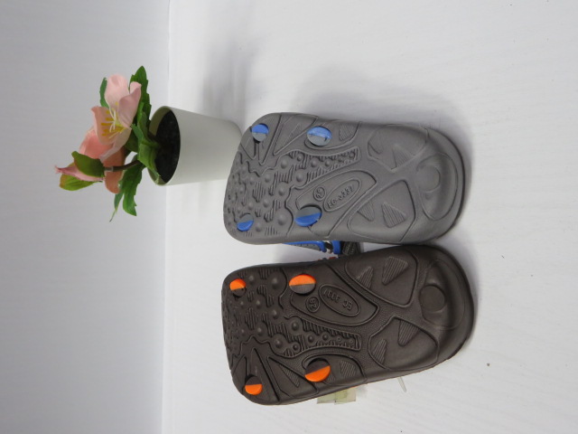 Kapcie Dziecięce B-37-8 BLUE/ORANGE/GREY/BROWN 24-29 2