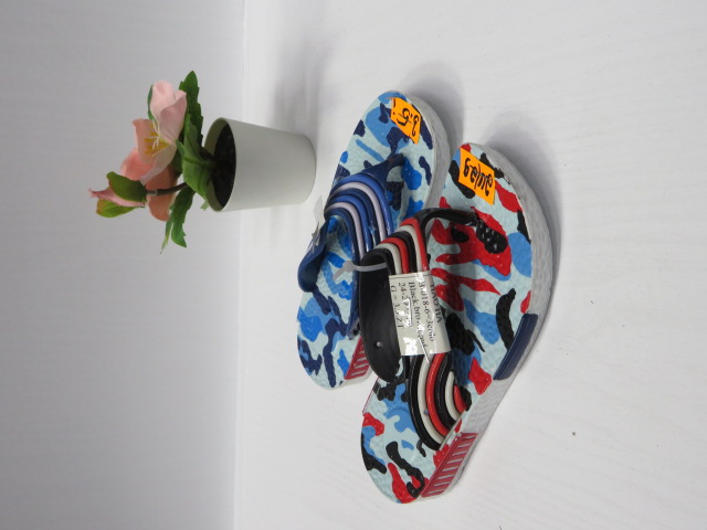 Kapcie Dziecięce B-018-6 BLACK/BROWN/RED 24-29 1