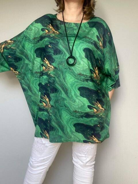 Tunika damskie 1735 Mix kolor Standard (towar polskie)