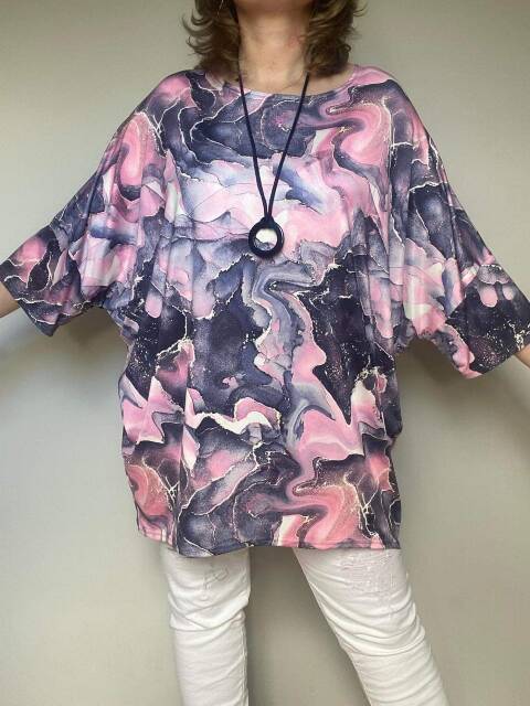 Tunika damskie 1739 Mix kolor Standard (towar polskie) 1