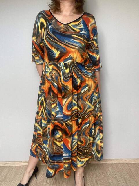 Sukienka damskie 1747 Mix kolor Standard (towar polskie)