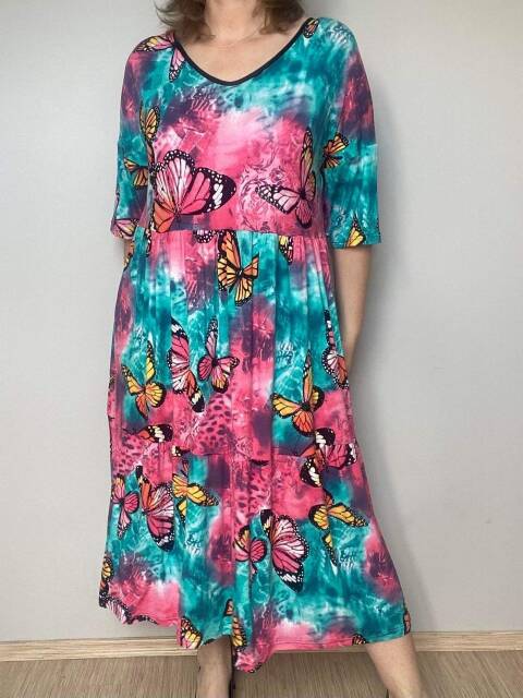 Sukienka damskie 1749 Mix kolor Standard (towar polskie)