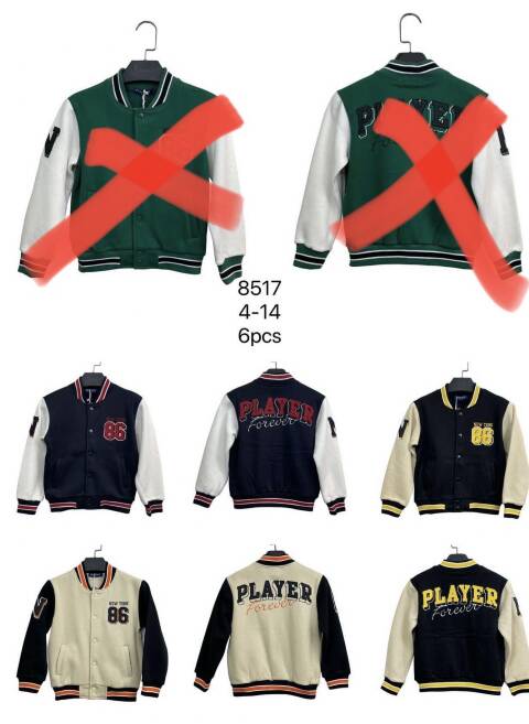  Bluza chłopięca 8517 1 Kolor 4-14