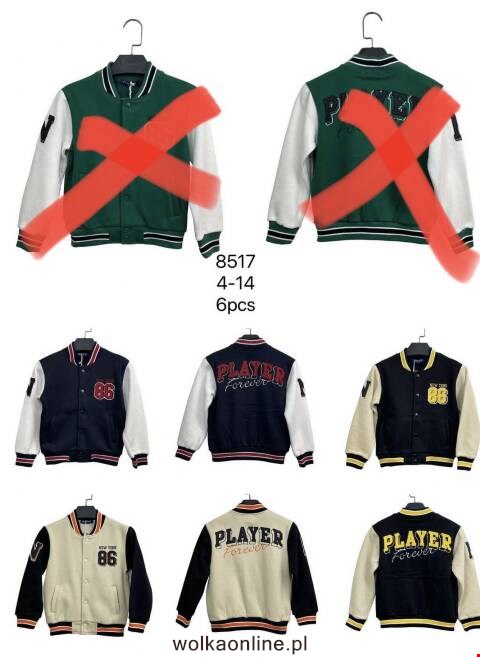  Bluza chłopięca 8517 1 Kolor 4-14