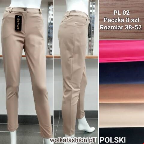 Spodnie damskie PL02 1 kolor 38-52