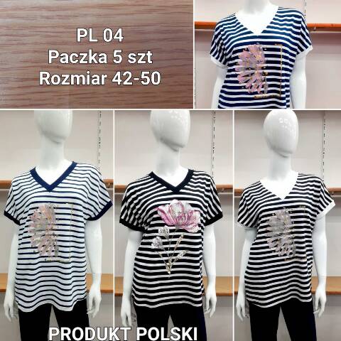 Bluzka damskie PL01 1 kolor 42-50 1