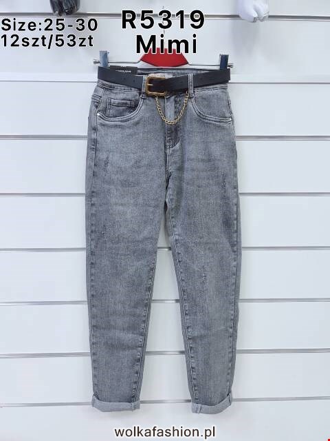 Jeansy damskie R5319 1 kolor 25-30