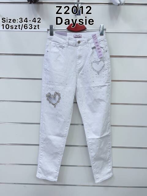 Jeansy damskie Z2012 1 kolor 34-42