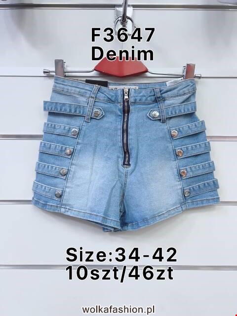 Szorty damskie F3647 1 kolor 34-42