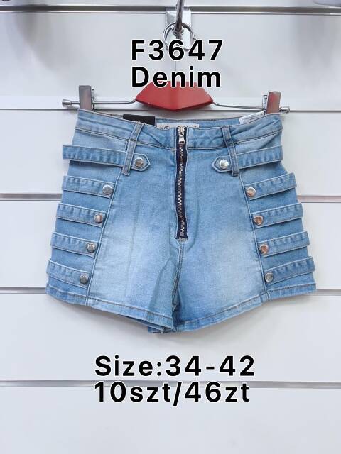 Szorty damskie F3647 1 kolor 34-42 1