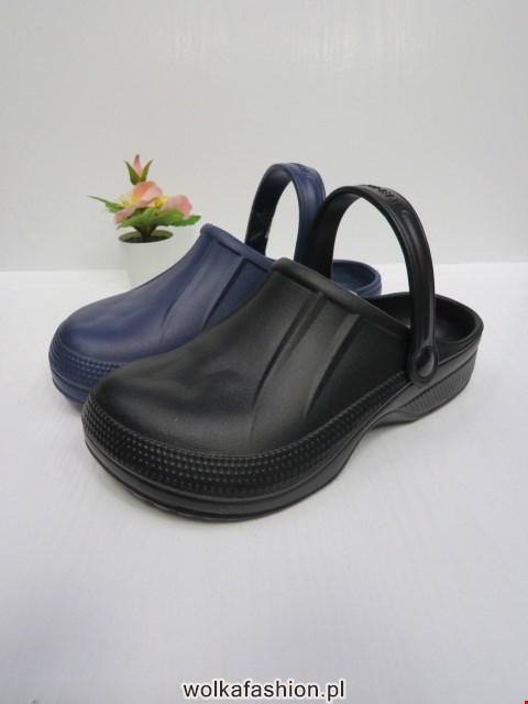 Kapcie Męskie 1601W BLACK/GREY/NAVY 37-42 1