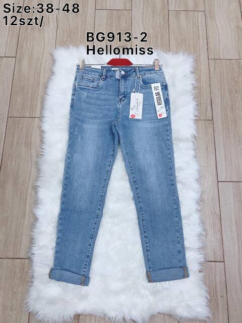 Jeansy damskie BG913-2 1 Kolor 38-48