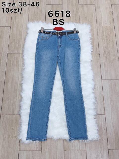 Jeansy damskie 66181 Kolor 38-46
