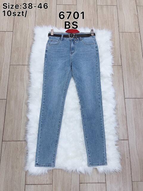 Jeansy damskie 6701 1 Kolor 38-46 1
