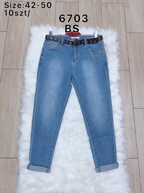 Jeansy damskie 6703 1 Kolor 42-50