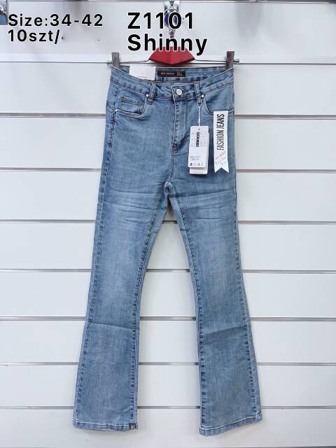 Jeansy damskie Z1101 1 Kolor 34-42 1