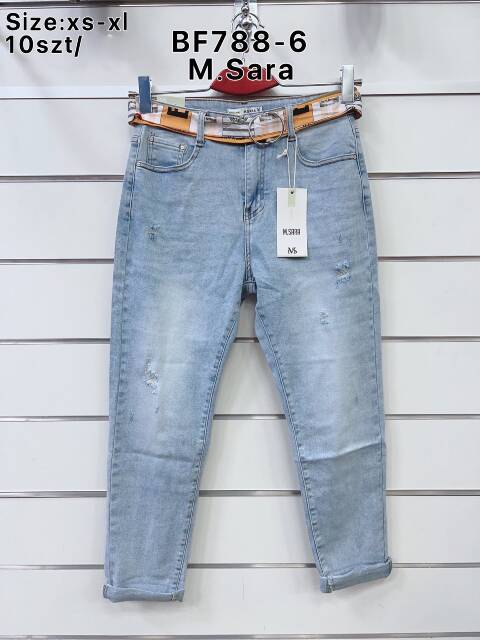 Jeansy damskie BF788-6 1 Kolor XS-XL