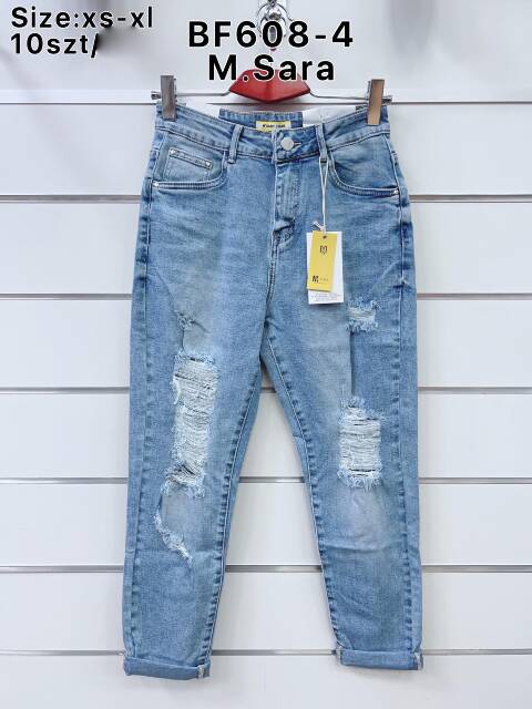 Jeansy damskie BF608-4 1 Kolor XS-XL 1