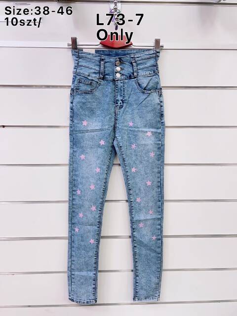 Jeansy damskie L73-7 1 Kolor 38-46