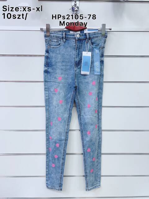Jeansy damskie HPS2105-78 1 Kolor XS-XL 1
