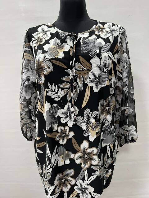 Bluzka damskie 3035 1 kolor 48-54 (towar polskie)