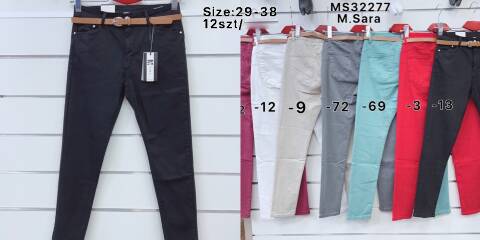 Jeansy damskie MS32277 1 Kolor 39-38