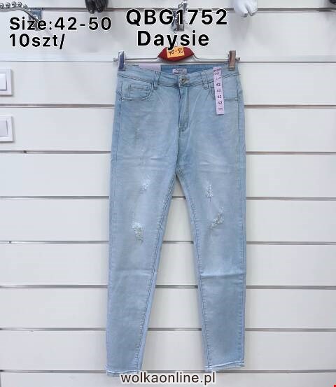 Jeansy damskie QBG1752 1 Kolor 42-50