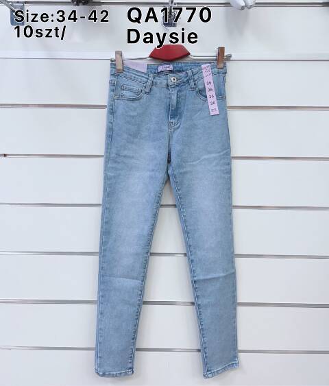 Jeansy damskie QA1770 1 Kolor 34-42 1