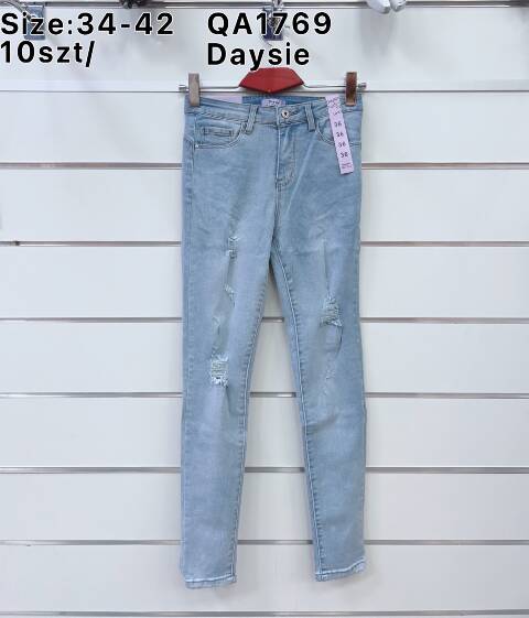 Jeansy damskie QA1769 1 Kolor 34-42
