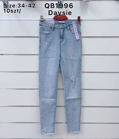 Jeansy damskie QB1996 1 Kolor 34-42 1