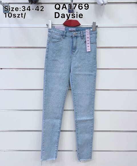 Jeansy damskie QA1769 1 Kolor 34-42 1
