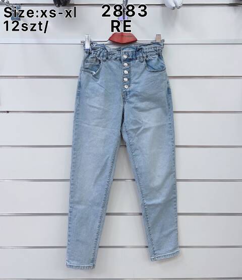 Jeansy damskie 2883 1 Kolor XS-XL 1