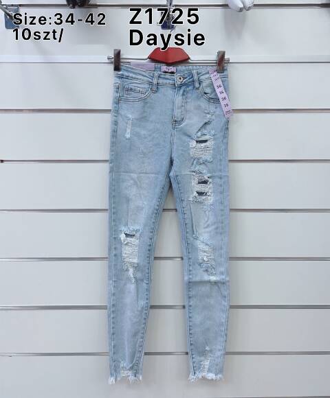 Jeansy damskie Z1725 1 Kolor 34-42 1
