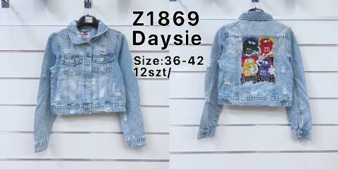Kurtka jeansowa damskie Z1869 1 Kolor 36-42 1
