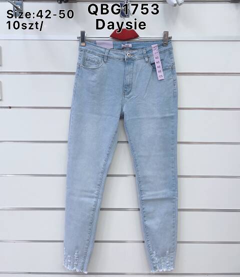 Jeansy damskie QBG1753 1 Kolor 42-50 1