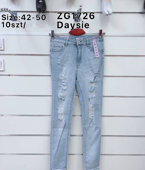 Jeansy damskie ZG1726 1 Kolor 42-50 1