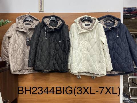 Kurtka wiosena damskie BH2344BIG 1 Kolor 3XL-7XL